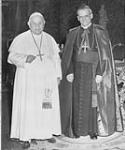 Paul Emile, Cardinal Leger, Archbishop of Montreal, with Pope John XXIII ca.1962