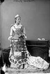 Mrs. Juschereau de St.Denis Le Moine in costume March, 1876.