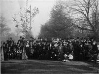 Planting the second "Loyalist" tree in commemoration of the coming of the United Empire Loyalists, by the United Empire Loyalist Association of Ontario. Alexandra Gates 21 May 1902