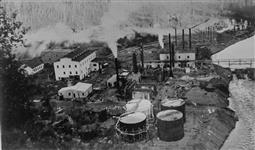 Aerial view of Abasand Oils Ltd. plant. McMurray (vic.), Alberta, 15 June 1945 15 June 1945