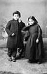 Jean-Louis and Angelique Riel, children of Louis Riel [between 1888-1889].