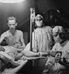 Administration of plasma to a casualty, No.15 Canadian General Hospital, Royal Canadian Army Medical Corps (R.C.A.M.C.), El Arrouch, Algeria, 8 September 1943 September 8, 1943.