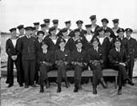 Ship's Company of the auxiliary vessel H.M.C.S. SUDEROY V, Sydney, Nova Scotia, Canada, 29 May 1945 May 29, 1945.