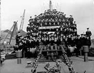Ship's Company of the frigate H.M.C.S. NEW GLASGOW, Britain, April 1945 April 1945.
