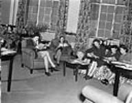 Canadian Wives Bureau. View of lounge 30 Nov. 1944