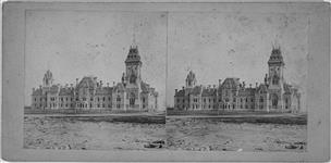 Eastern Block, Departmental Buildings (Parliament Buildings) ca. 1867