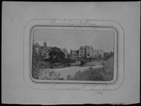 Bishop's College from across the river 1862