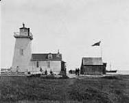 Lighthouse, and lightkeeper's house and barn n.d.