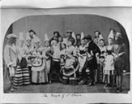 Group photo of cast of operetta "The Mayor of St. Brieux" 1878