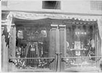 Window of a fishing store ca. 1880-1890
