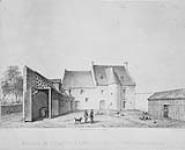 The Same, View of the Interior of the Yard Walls - Manor of Jacques Cartier 186-?