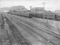 C.P.R. (Canadian Pacific Railway) yards and passenger station ca.1910-1920