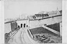 View of St. Louis Gate and the city inside the walls ca. 1865