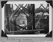 The rising of the tent at Stratford Shakespearean Festival Foundation of Canada - building of the dressing rooms 27-28 June 1953