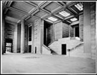 Construction of Supreme Court building. View of lobby and staircase ca. July 1940