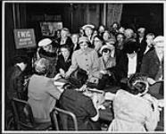 Registration of the delegates for the Convention of the Federated Women's Institutes of Canada 1957