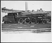 Toronto, Hamilton & Buffalo Locomotive # 10 at engine house 1930's