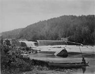 Intercolonial Railway. View of a dam 1872-1875