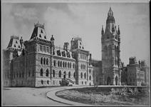 Parliament Buildings. Center Block ca. 1872