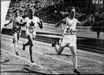 Phil Edwards of Canada (centre) competing in the men's 800 metres race during the VIIIth Summer Olympic Games 1928