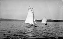 Sailing, Royal Muskoka Regatta, Rosseau Lake, Muskoka Lakes 1907