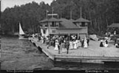 H.L. Bastien Boathouse & Wharf, Rosseau Lake ca. 1907