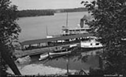 Lake Joseph Wharf, Canadian Northern Ontario Railway, Muskoka Lakes ca. 1908