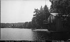 From the wharf, the Bluff, Muskoka Lakes ca. 1908