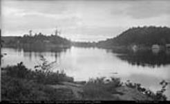 Looking up Shadow River, Rosseau Lake, Muskoka Lakes ca. 1908