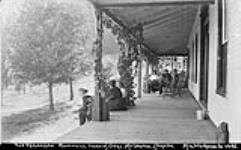 The verandah, Ronville, Muskoka Lakes ca. 1908
