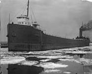 Great Lakes vessel - Tanker SATURN in ice 1924