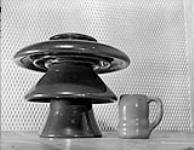 Design in Industry Exhibition - High tension insulator made in Hamilton and beer mug in Saint-Joseph-de-Beauce Oct. 1946