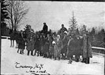 Group at Sanatorium 1st Jan. 1928