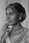 Rashmi Sharma, hostess of the Indian pavilion at Man and his World 17 July 1974