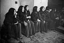 Unidentified Crees attending a dance 1973