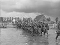 German troops entering barrack area from outskirts of town 2-5 May 1945