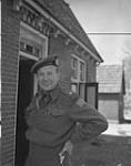 Major J.R.O. Counsel, Acting Commanding Officer, The 48th Highlanders of Canada, near Apeldoorn, Netherlands, 19 April 1945 April 19, 1945.