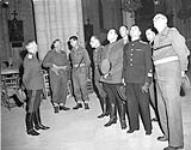 Members of the Russian mission and Canadian Army personnel in St. Etienne Cathedral 28-Jul-44