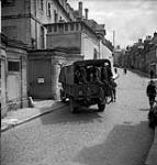 Arrival of French civilians evacuated from Caen 13-Jul-44
