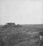 Canadian infantry move up on the drive on Caen 09-Jul-44