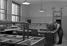 Class-room in construction, University of Montreal 22 Apr. 1947