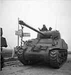 A Sherman Vc Firefly tank of The Fort Garry Horse near the Beveland Canal, Netherlands, ca. 29 October 1944 [ca. October 29, 1944]