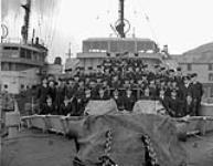 Ship's Company of the minesweeper H.M.C.S. STRATFORD, St. John's, Newfoundland, 11 November 1943 November 11, 1943.