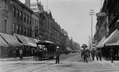 Yonge Street looking north from Queen Street ca. 1890