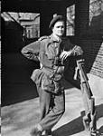 Captain P.G. Costigan of the 1st Canadian Parachute Battalion, Brelingen, Germany, 12 April 1945 April 12, 1945.
