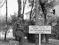 Supervisor L. LeRoy Franks of the Salvation Army, who helped to organize the Grand Hotel rest centre, Riccione, Italy, 5 November 1944 November 5, 1944
