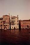 Palazzo Barbero (l), Palazzo Dario (c) and an unidentified building (r) along the Grand Canal ca. 1974
