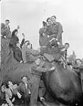 V-E Day celebrations, Trafalgar Square, London, England, 8 May 1945 May 8, 1945