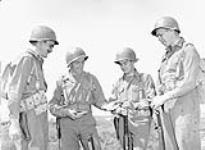 Forcemen of the First Special Service Force who received medals in the Anzio beachhead, Italy, 20 April 1944 April 20, 1944