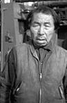 Inuit man, Evaloo, on deck of R.M.S. Nascopie ca. 1946.